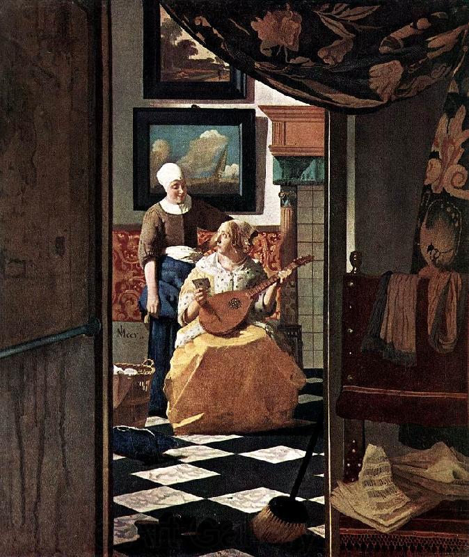 VERMEER VAN DELFT, Jan The Love Letter kgu